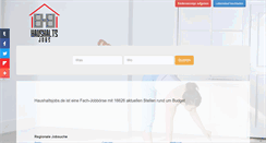 Desktop Screenshot of haushaltsjobs.de